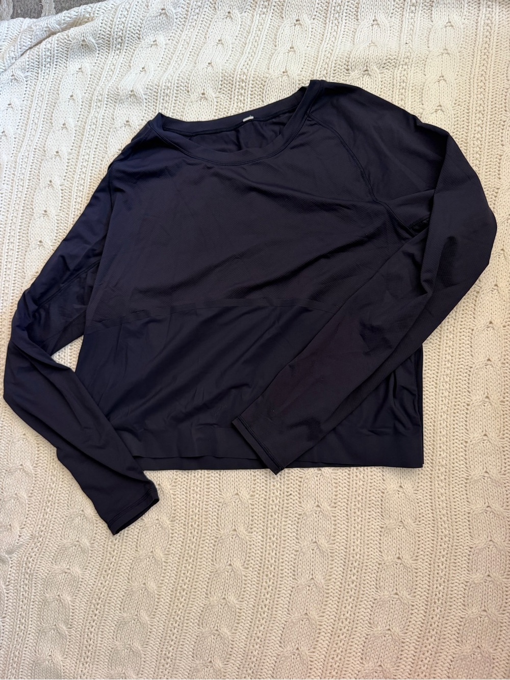 lululemon athletica Long Sleeve Tee - Navy Blue